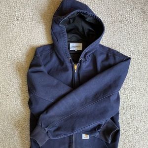 Carhartt WIP Active Jacket (Spring) Dark Navy Aged Canvas